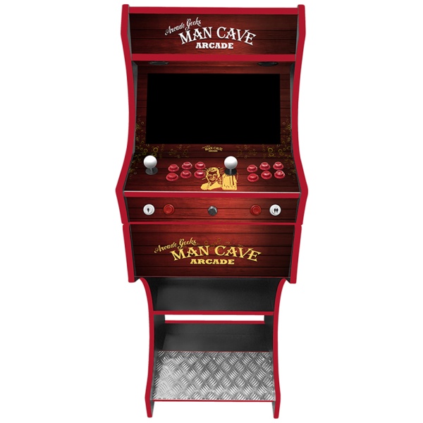 2 Player Arcade Machine - Mancave Themed Design